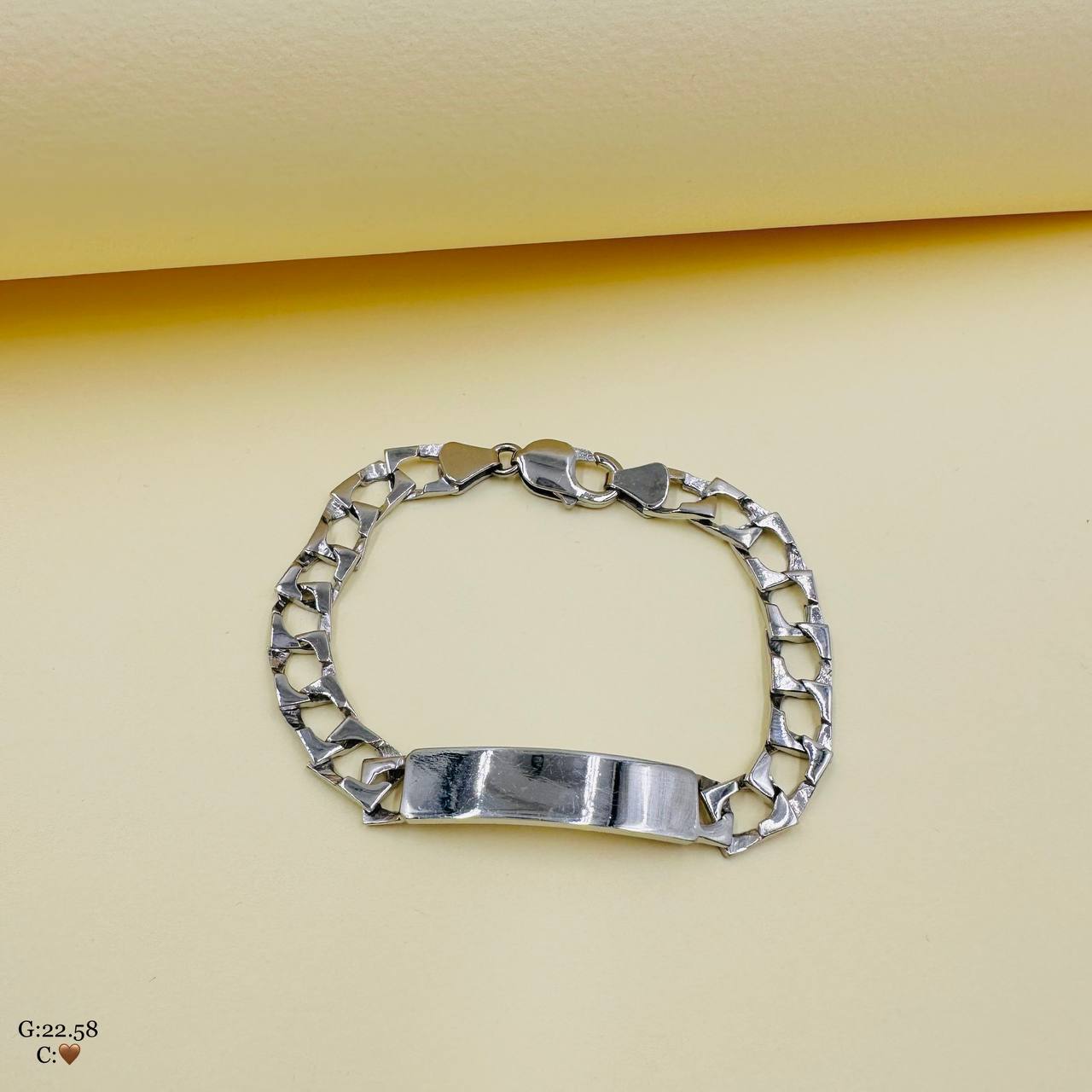 SMDC12 دست بند نقره مردانه کارتیر کد SMDC12 - Image 1
