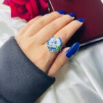 فروش انگشتر نقره زنانه | مدل گل | بدون نگین کد SWA276