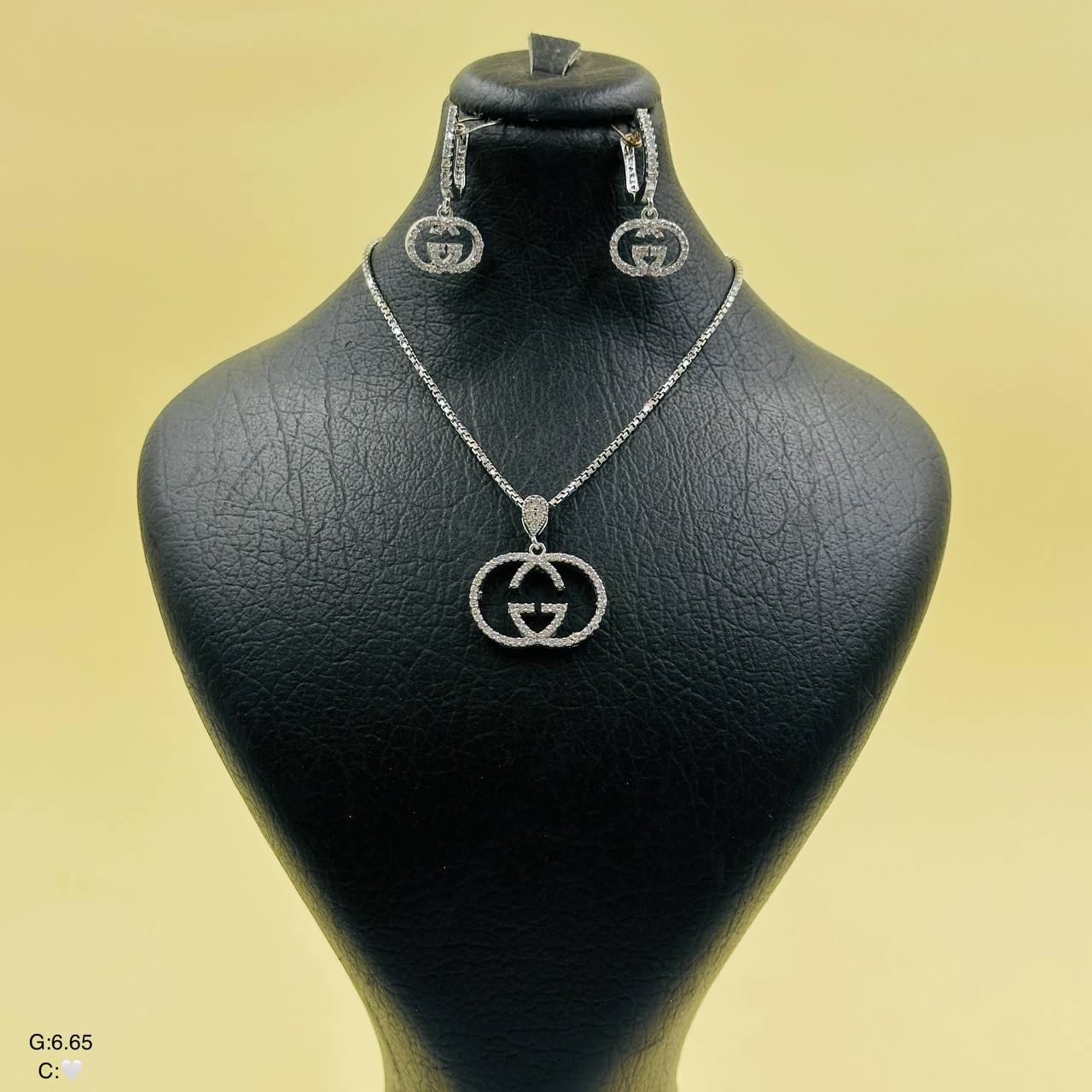 سرویس نقره زنانه | طرح گوچی | مینیمال