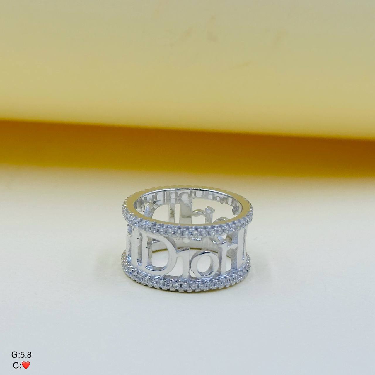 حلقه نقره زنانه | طرح دیور