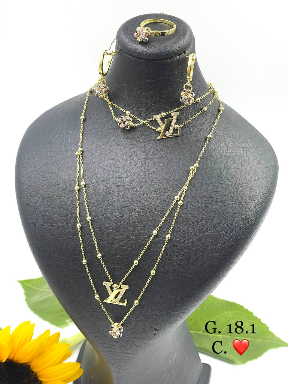 سرویس نقره زنانه | طرح لویی ویتون