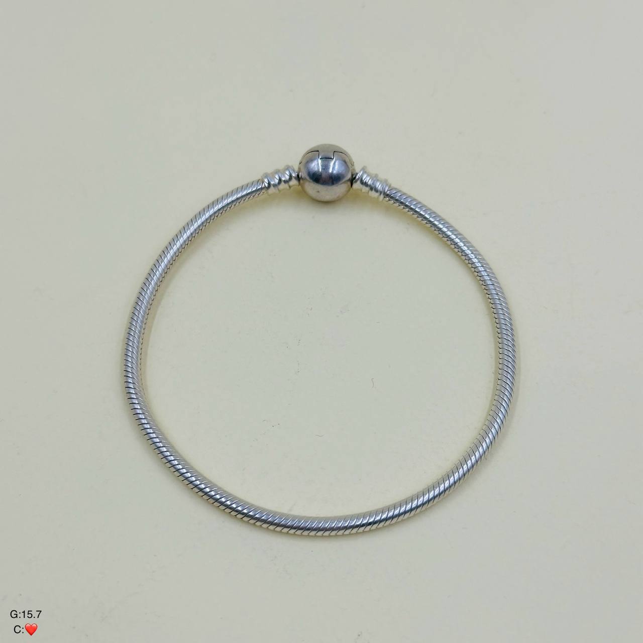 مدال نقره زنانه | پاندورا | مدل النگویی