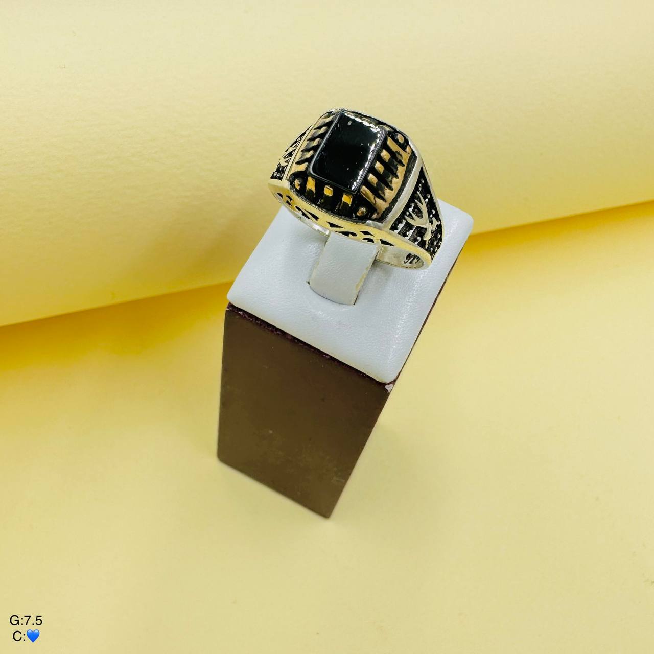 SMA5 انگشتر نقره مردانه کد SMA5 - Image 1