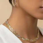 زنجیر گردنبند نقره خارجی