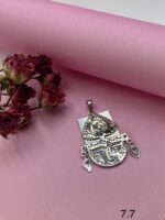 پلاک تکتم نقره زنانه | طرح درخت رخ کد SWP129 - Image 4
