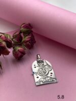 پلاک تکتم نقره زنانه کد SWP135