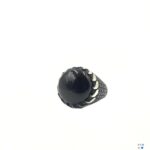 انگشتر نقره مردانه نگین دار کد SMA134