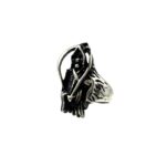 انگشتر نقره مردانه طرح فرشته مرگ کد SMA150
