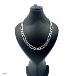 زنجیر نقره مردانه | مدل فیگارو | ضخیم کد SMZ54 - Image 2