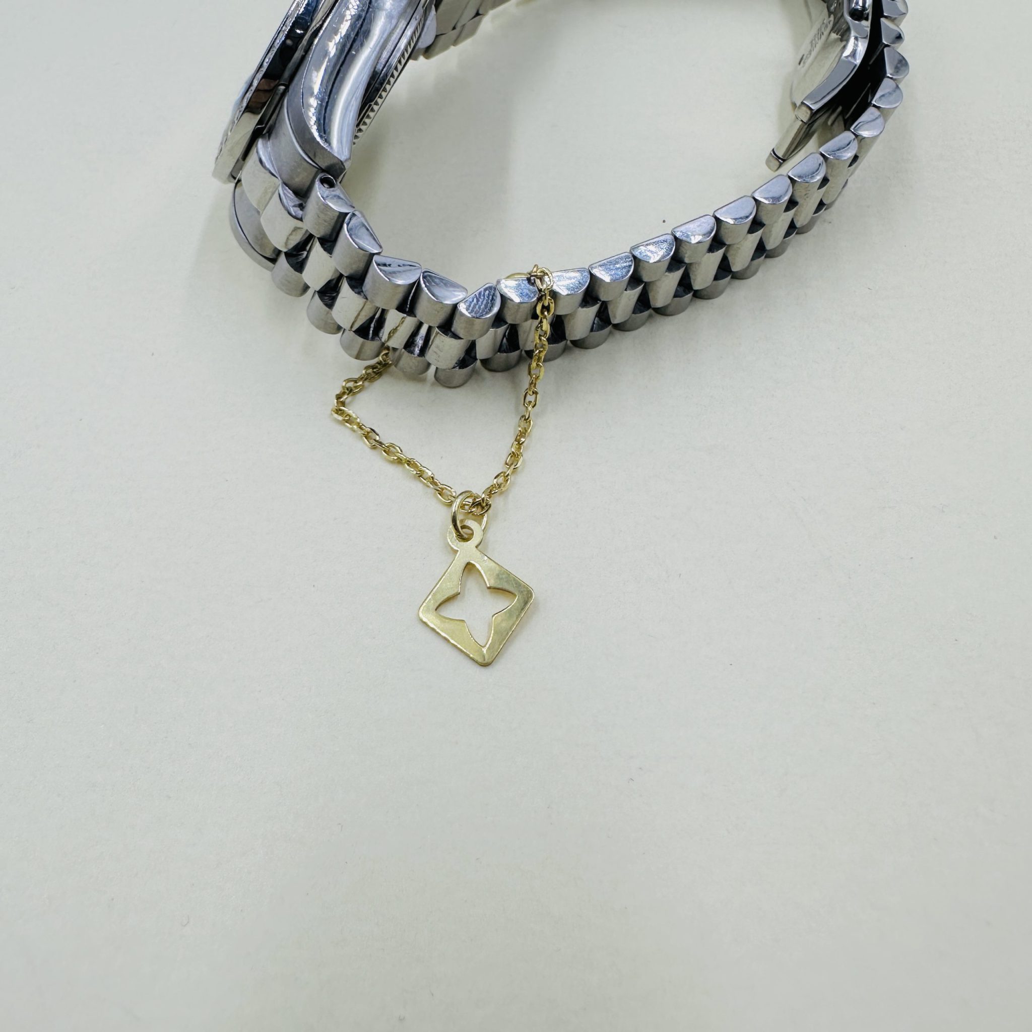 آویز ساعت نقره زنانه | مدل ستاره