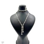سرویس نقره زنانه | طرح طرمه | نگین میکرو کد SWS127 - Image 2