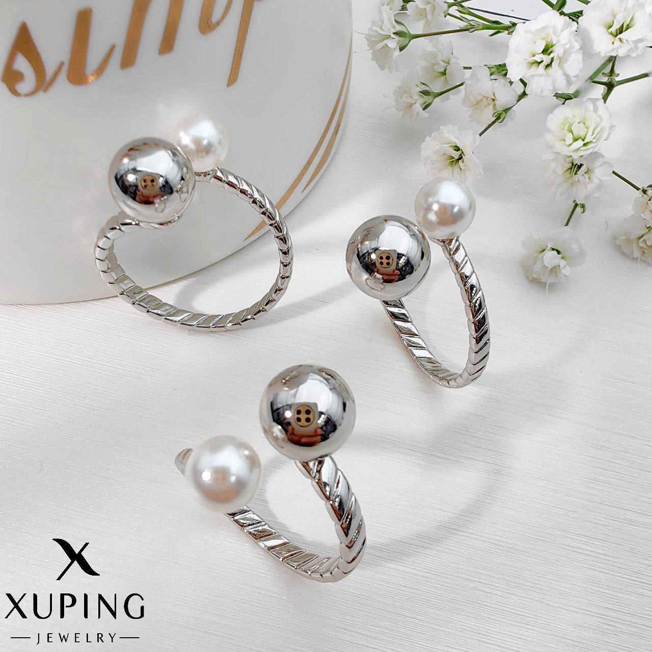 XA292 انگشتر ژوپینگ زنانه | طرح توپی مروارید کد XA292 - Image 1