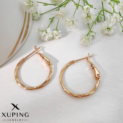گوشواره ژوپینگ زنانه حلقه مارپیچ کد XWG385