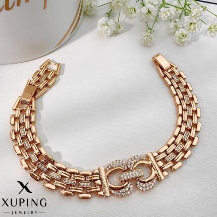 دستبند ژوپینگ زنانه | مدل کارتیر | پنج رج کد XWD254