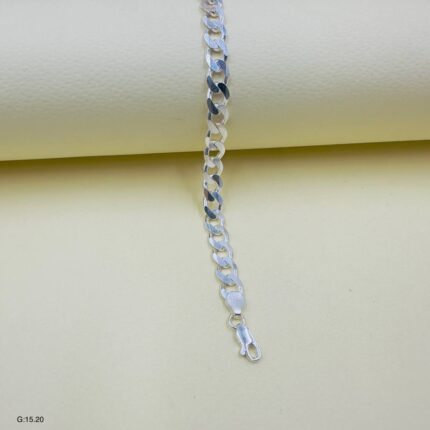 دستبند نقره مردانه طرح ژاپنی ضخیم کد SMD46