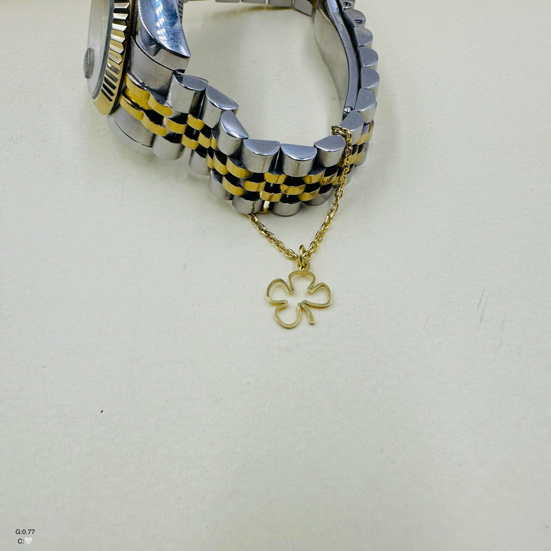 آویز ساعت نقره زنانه| مدل گلبرگ