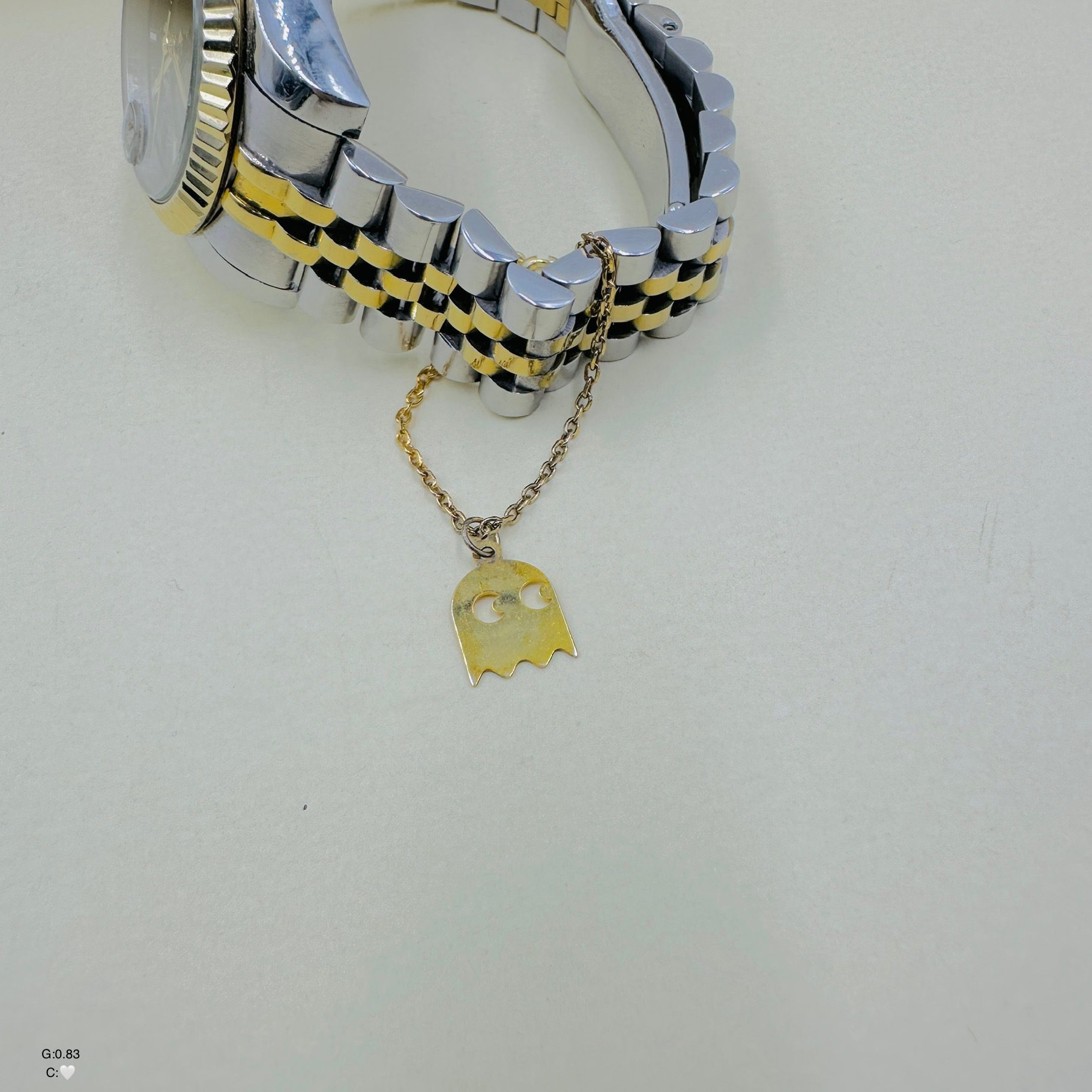 آویز ساعت نقره زنانه| مدل گوست