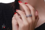 انگشتر نقره زنانه | طرح پرنس کد SWA463 - Image 2