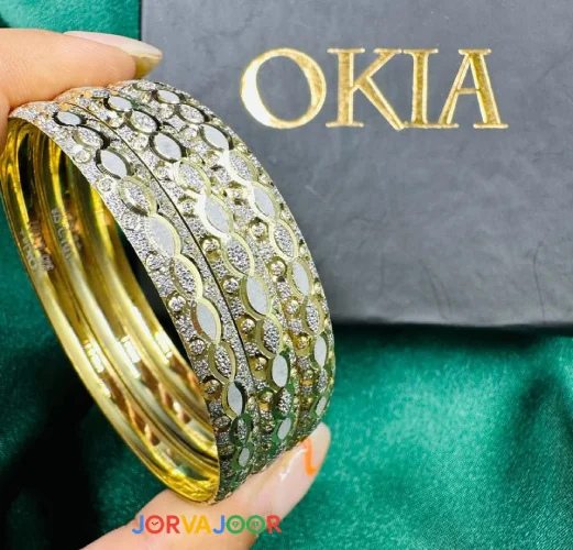 النگو نقره زنانه اکیا مدل شنی کد SWAL34