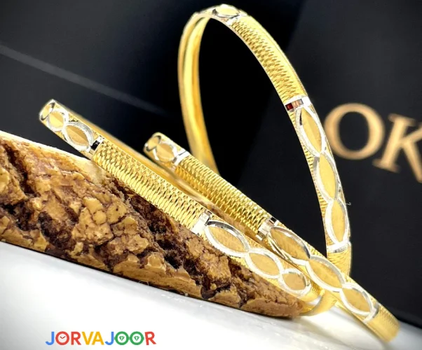 النگو نقره طرح لاله برجسته کد SWAL35