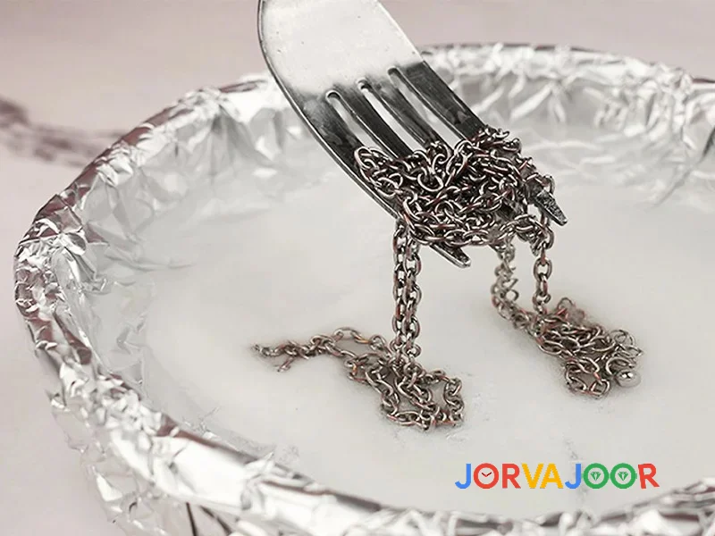 پاک کردن نقره با جوش شیرین