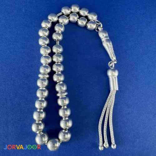 انواع تسبیح نقره مردانه