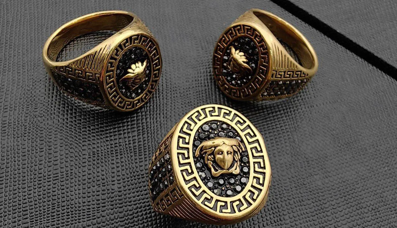 انگشتر استیل مردانه| مدل ورساچه