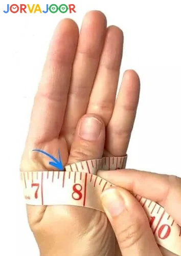 اندازه گیری سایز النگو