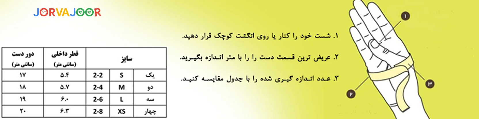 روش اندازه گیری سایز النگو