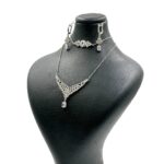 سرویس نقره زنانه | نگین سفید | کلاسیک کد SWS223 - Image 2