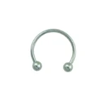 پیرسینگ اسمایل استیل سر گرد