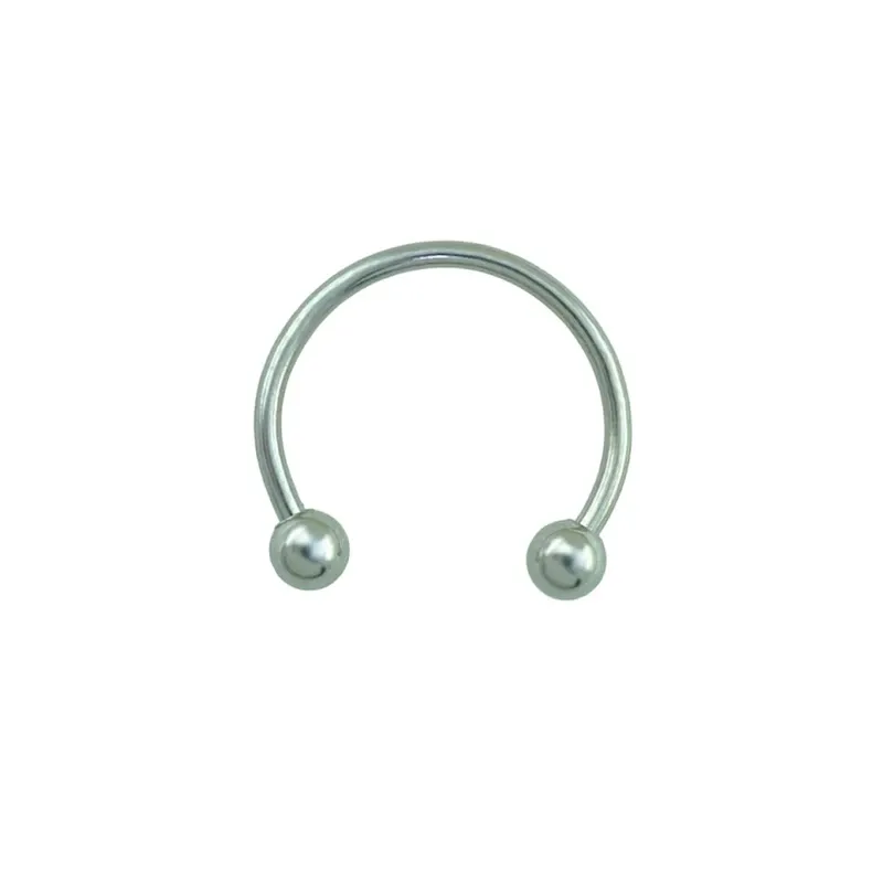 پیرسینگ اسمایل استیل سر گرد