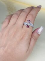 انگشتر زنانه نقره کد SWA473 - Image 3