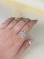 انگشتر زنانه نقره کد SWA475 - Image 3