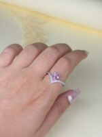 انگشتر زنانه نقره کد SWA477 - Image 3