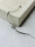دستبند نقره زنانه کد SWD216 - Image 3