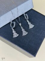 نیم ست نقره زنانه | مجلسی | مدل فانتزی کد SWN434 - Image 2