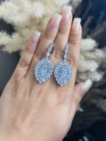 گوشواره جواهری زنانه کد XWG476 - Image 4