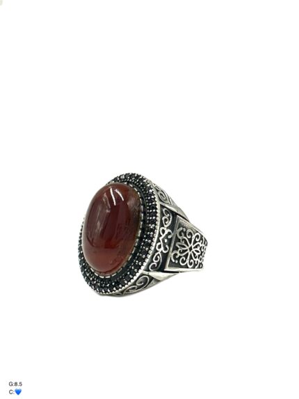 انگشتر نقره مردانه کد SMA260
