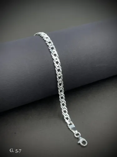 دستبند نقره مردانه SMD34
