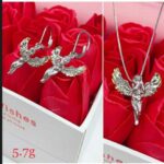 نیم ست نقره زنانه کد SWN468 - Image 2