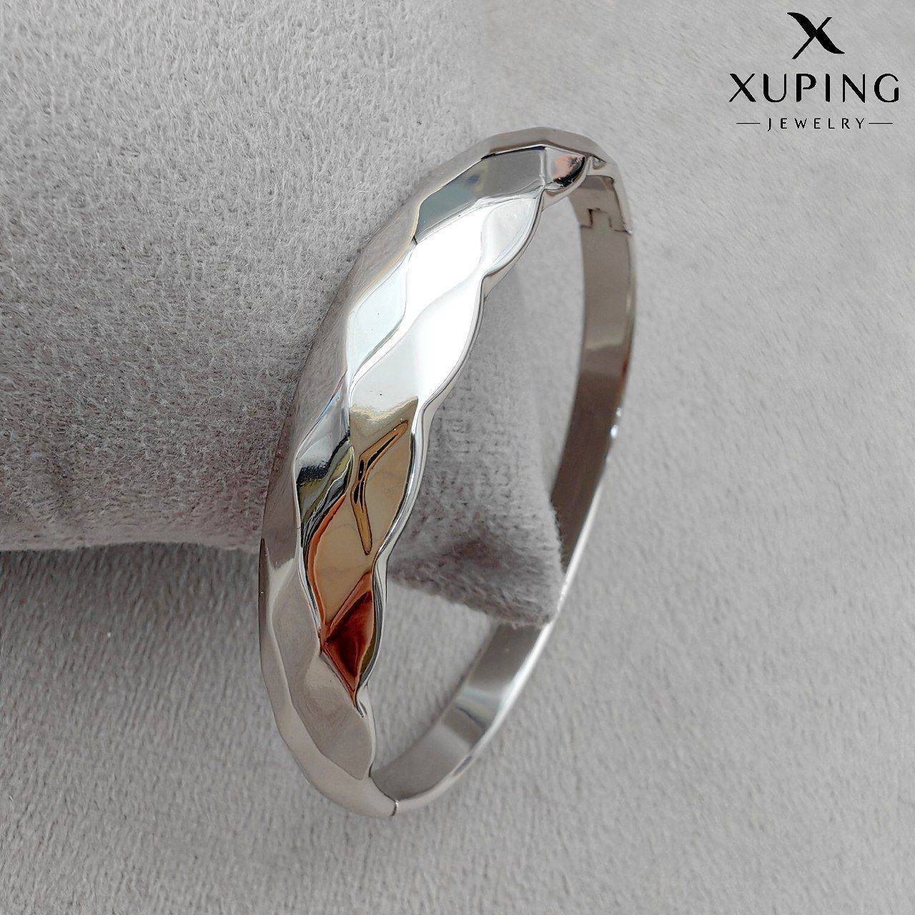 IMG_8467 دستبند ژوپینگ زنانه | النگویی | مدل آینه ای فشن کد XWD701 - Image 1