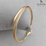دستبند ژوپینگ زنانه | بنگل | مدرن نگین دار کد XWD659 - Image 2