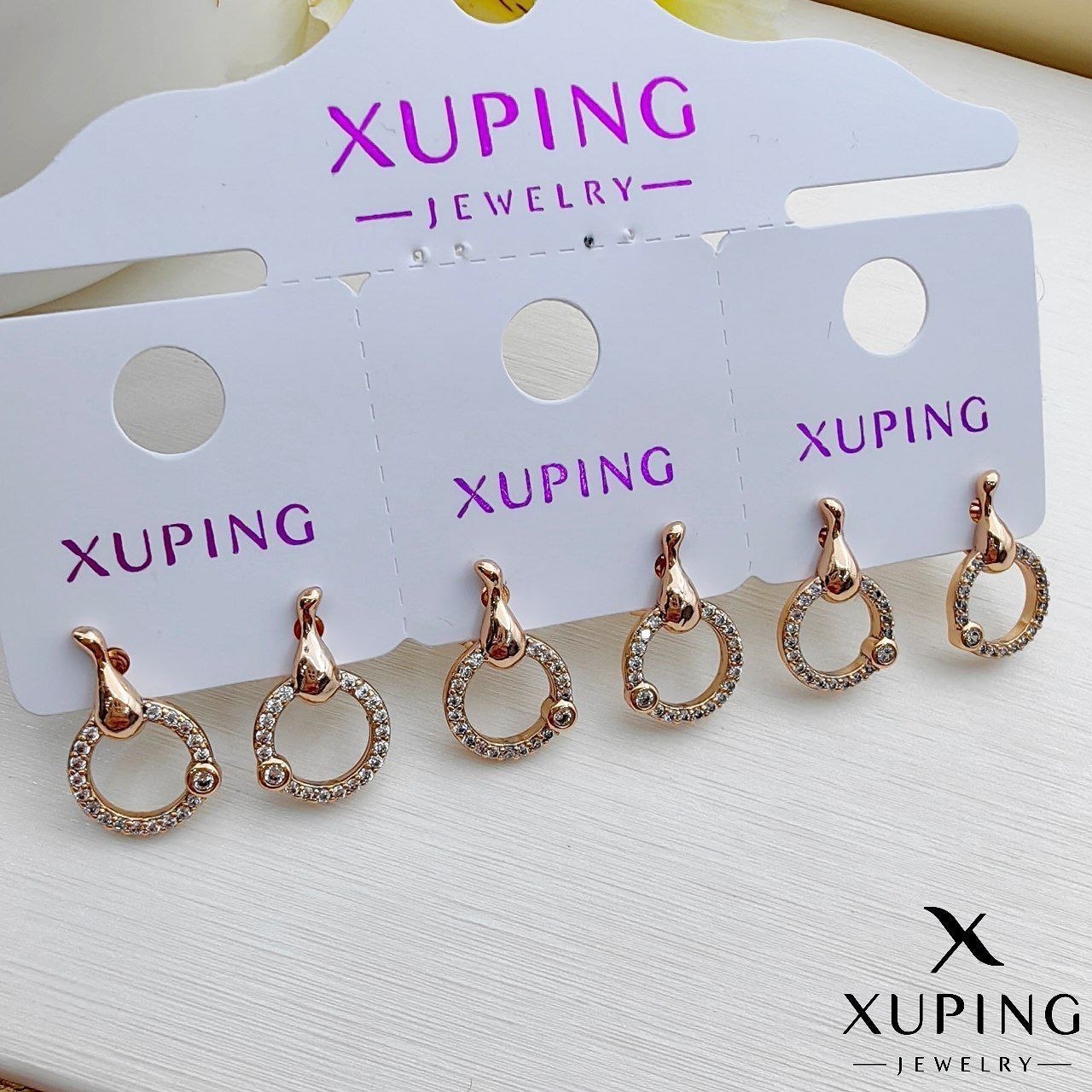 XWG495 گوشواره ژوپینگ زنانه کد XWG495 - Image 1