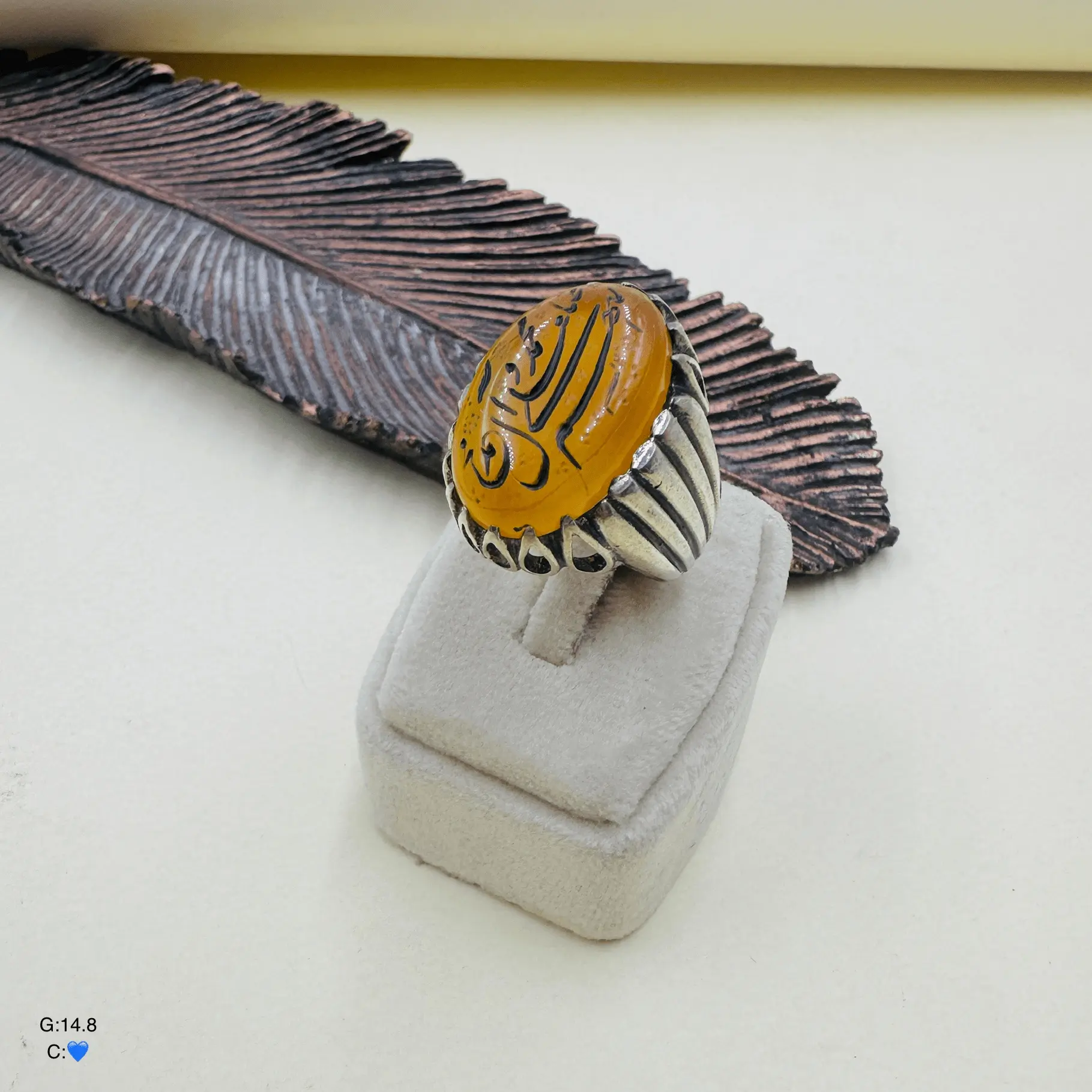 SMA293 انگشتر نقره مردانه کد SMA293 - Image 1