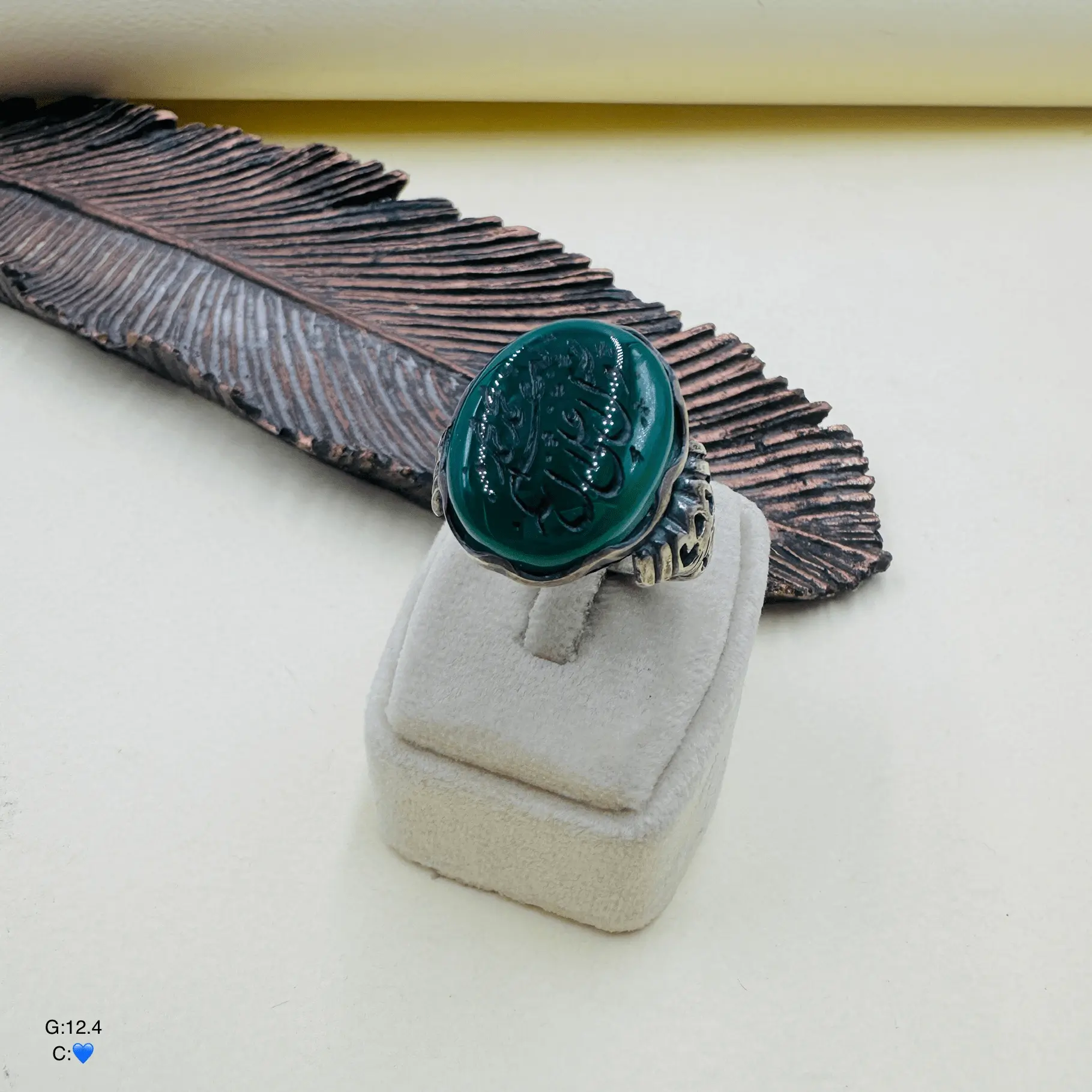 SMA296 انگشتر نقره مردانه کد SMA296 - Image 1