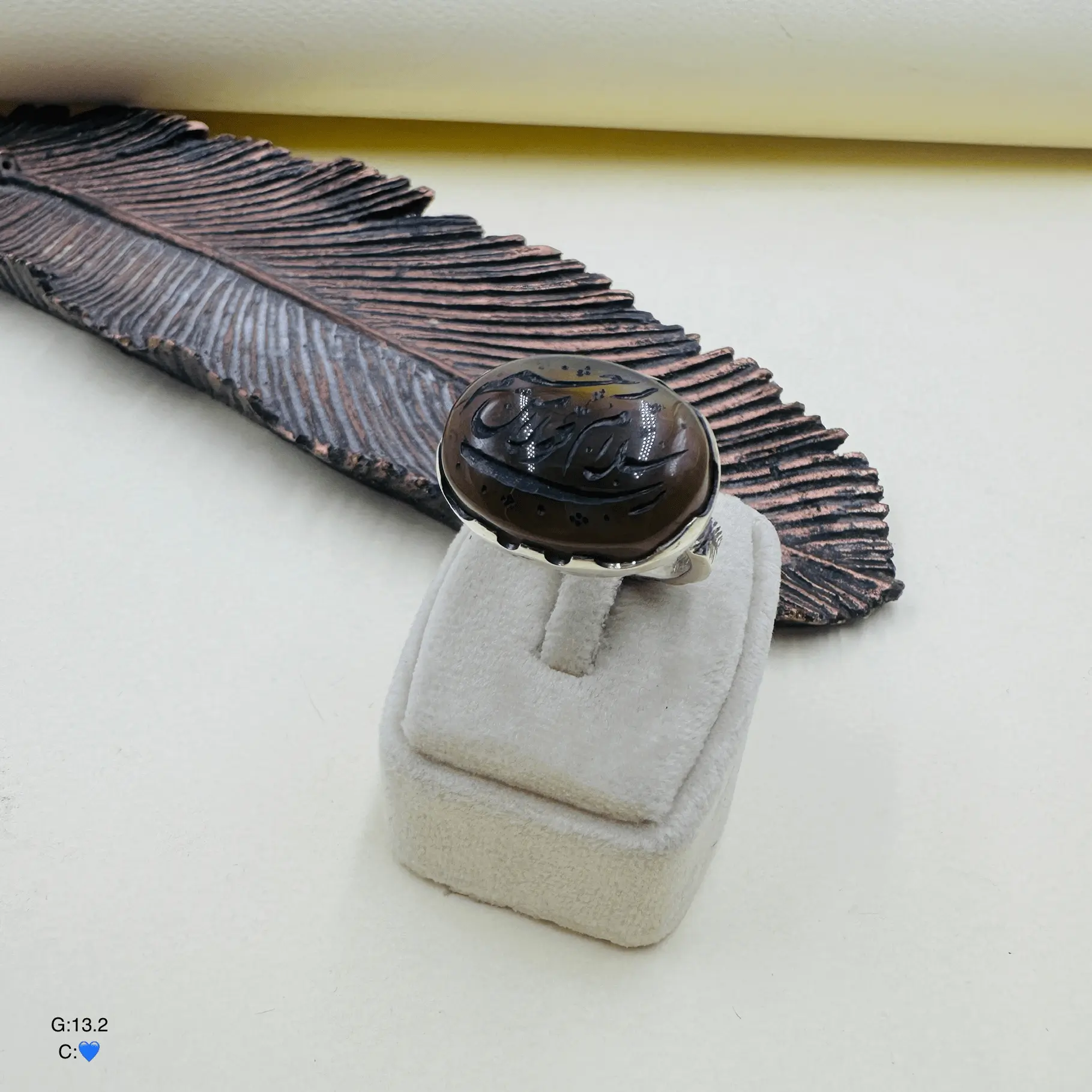 SMA297 انگشتر نقره مردانه کد SMA297 - Image 1
