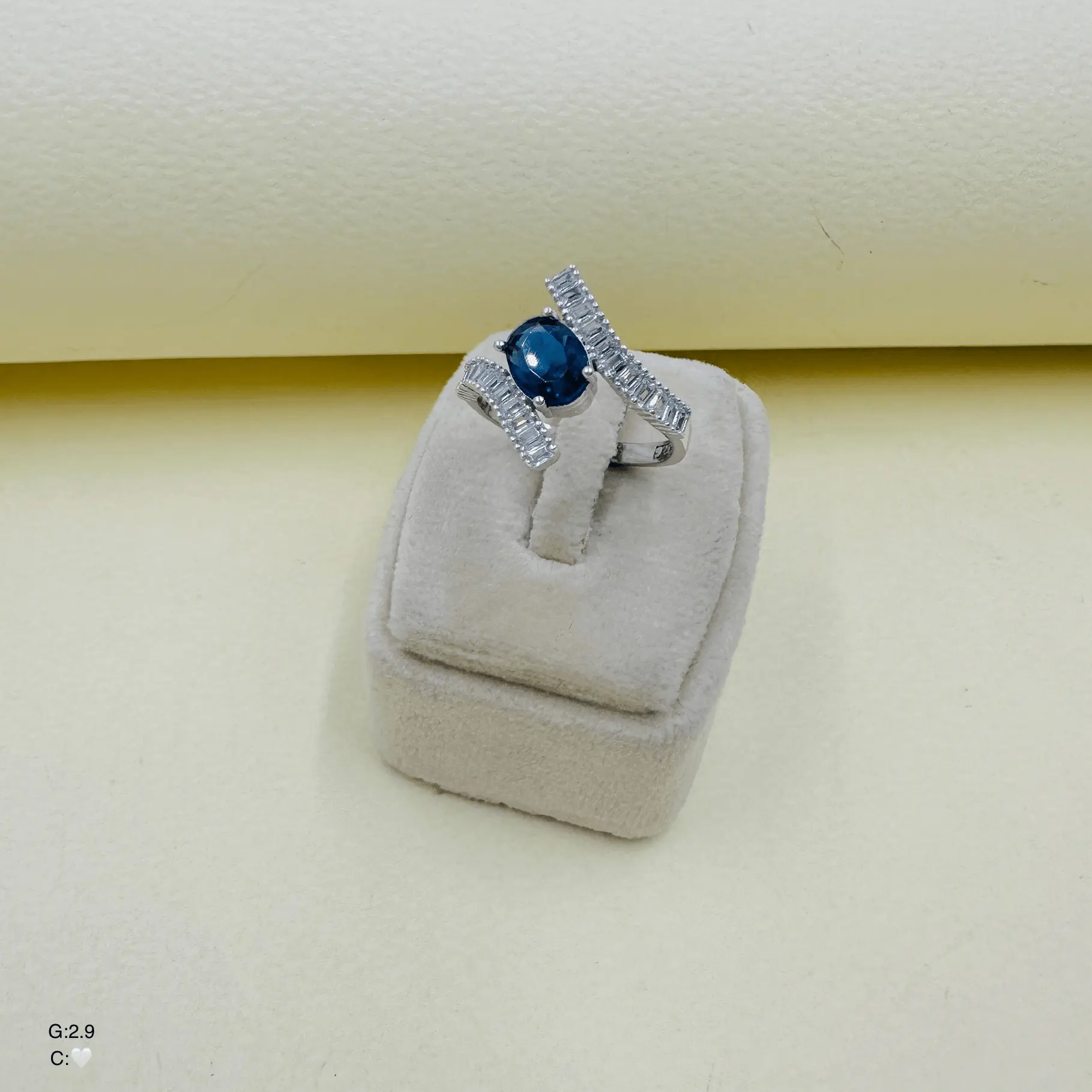 SWA619 انگشتر نقره زنانه کد SWA619 - Image 1