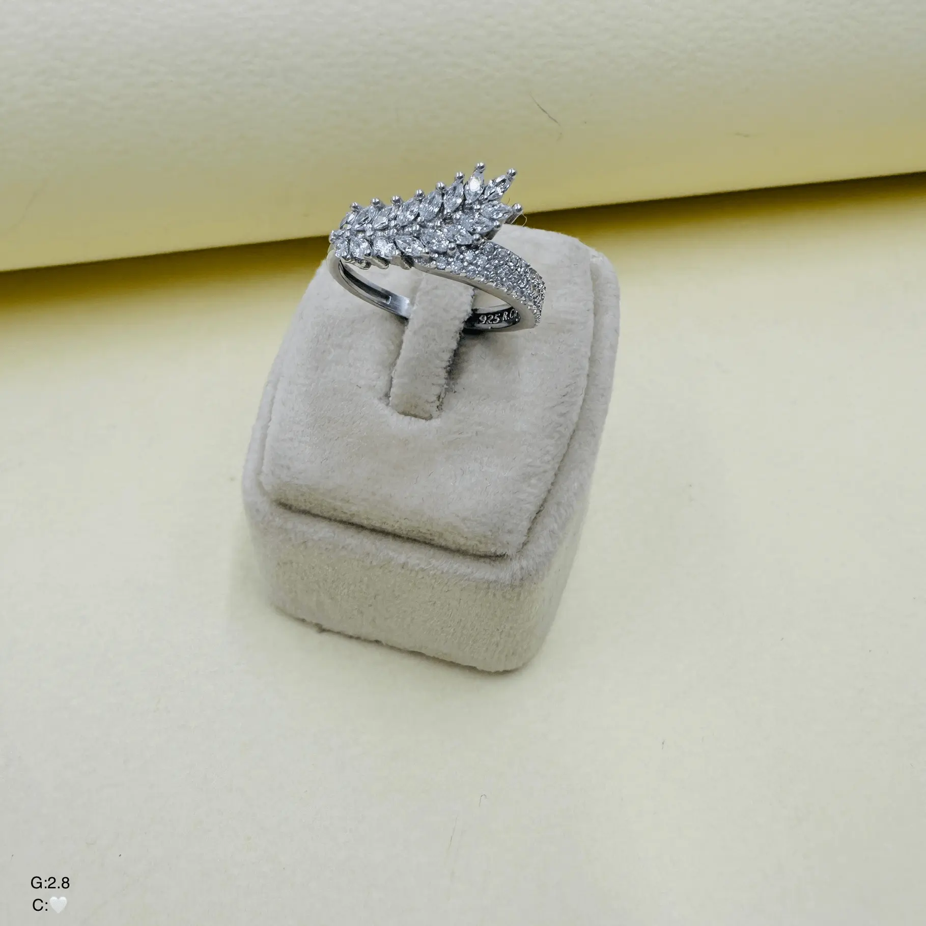 SWA646 انگشتر نقره زنانه کد SWA646 - Image 1