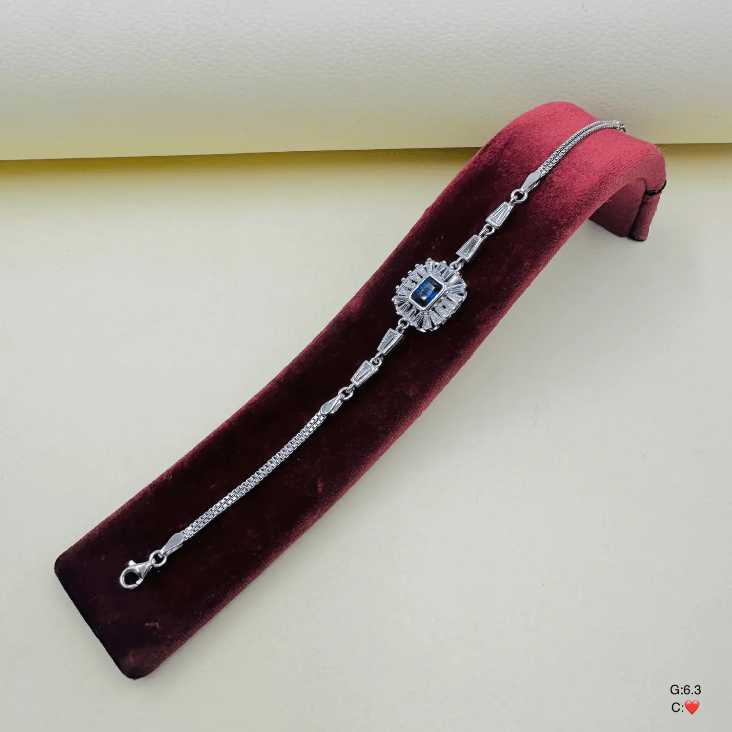 SWD241 دستبند نقره زنانه کد SWD241 - Image 1
